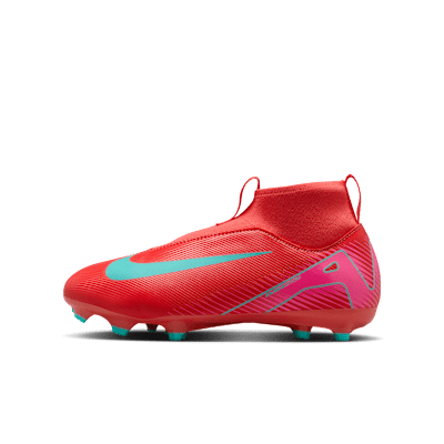 Nike Jr. Mercurial Superfly 10 Academy Younger/Older Kids' MG High-Top Football Boot