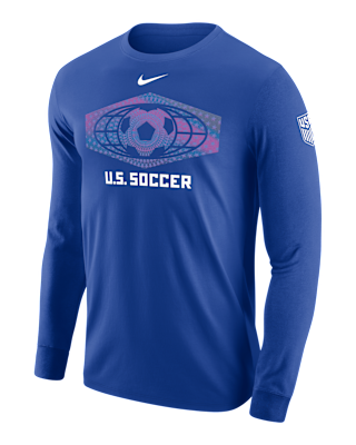 Мужская футболка Nike Soccer Long-Sleeve Cotton