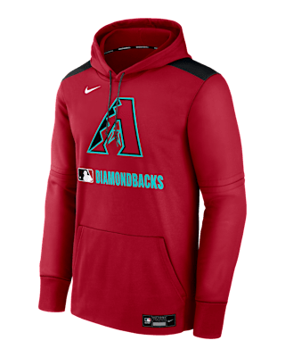 Мужское худи Arizona Diamondbacks Authentic Collection Nike Therma MLB Pullover Hoodie