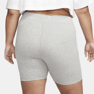 Shorts de ciclismo de tiro alto de 20 cm para mujer (talla grande) Nike Sportswear Classic