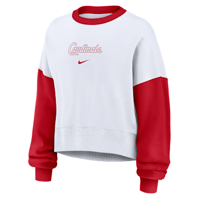 St. Louis Cardinals Primary Women's Nike MLB Pullover Crew