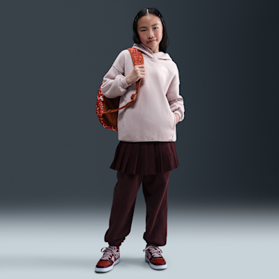 Sudadera con gorro sin cierre oversized para niños talla grande Nike Sportswear Club Fleece
