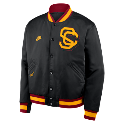 USC Legacy Men's Nike College Full-Snap Bomber Jacket