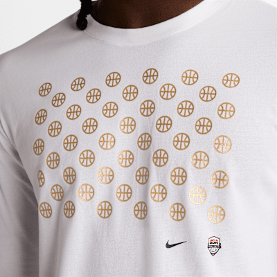 USAB Men's Nike Dri-FIT Basketball Long-Sleeve T-Shirt