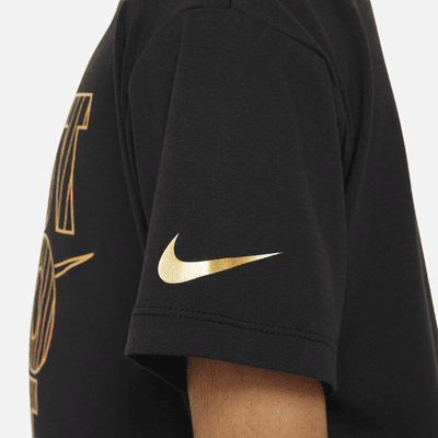 T-shirt dla małych dzieci o luźnym kroju Nike Shine