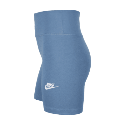 Nike Sportswear Classic Girls' High-Waisted 12.5cm (approx.) Biker Shorts