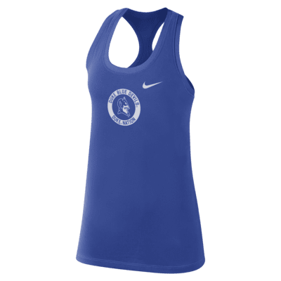 Camiseta de tirantes universitaria Nike para mujer Duke