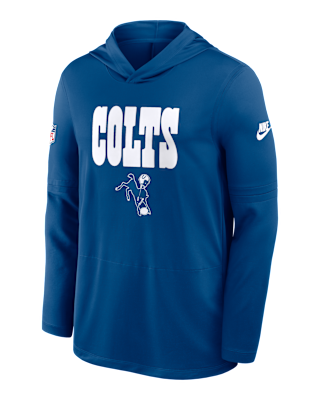 Мужские  Indianapolis Colts Pass Accuracy Nike Dri-FIT NFL Long-Sleeve Hooded Top