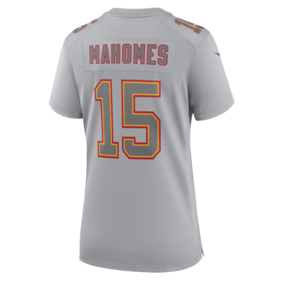 Jersey Game Nike de la NFL Atmosphere para mujer Patrick Mahomes Kansas City Chiefs Super Bowl LVIII