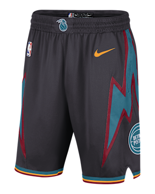 Мужские шорты Detroit Pistons City Edition Nike Dri-FIT NBA Swingman Shorts