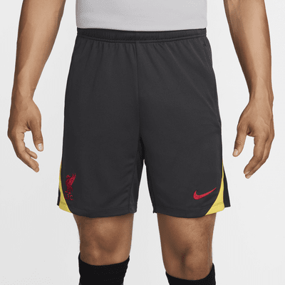 Calções de futebol de malha Nike Dri-FIT do terceiro equipamento Strike Liverpool FC para homem