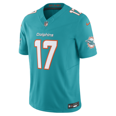 Jersey de fútbol americano Nike Dri-FIT de la NFL Limited para hombre Jaylen Waddle Miami Dolphins