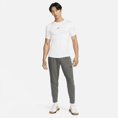 Nike Pro Dri-FIT Kurzarm-Fitness-Oberteil mit enger Passform für Herren