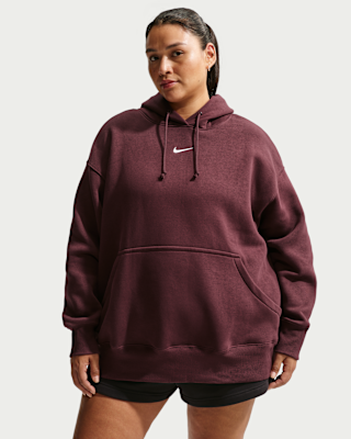 Женское худи Nike Sportswear Phoenix Fleece Oversized Pullover Hoodie (Plus Size)