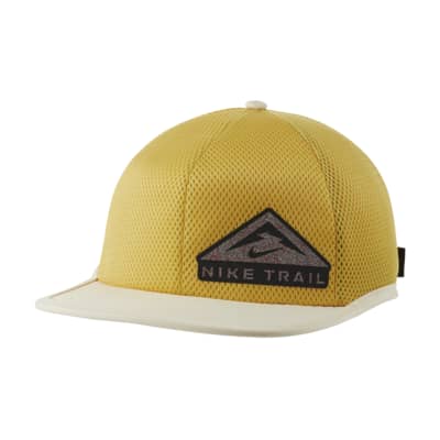 nike trail cap yellow