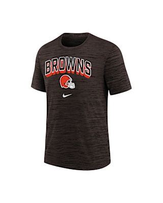 Детская футболка Cleveland Browns Sideline Velocity Big Kids’ Nike Dri-FIT NFL