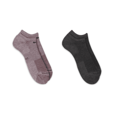 Nike Everyday Plus Cushioned No-Show Socks (2 Pairs)