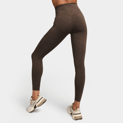 Legging imprimé 7/8 taille haute et maintien normal avec poches Nike Universa pour femme