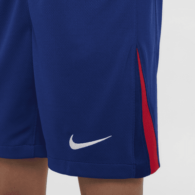 Spodenki piłkarskie dla dużych dzieci Nike Dri-FIT Chorwacja Stadium 2024/25 (wersja domowa/wyjazdowa) (replika)