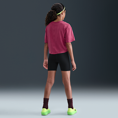 Nike One Relaxed Big Kids' (Girls') Dri-FIT Short-Sleeve Top