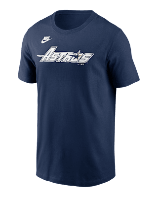 Мужская футболка Houston Astros Cooperstown Wordmark Nike MLB