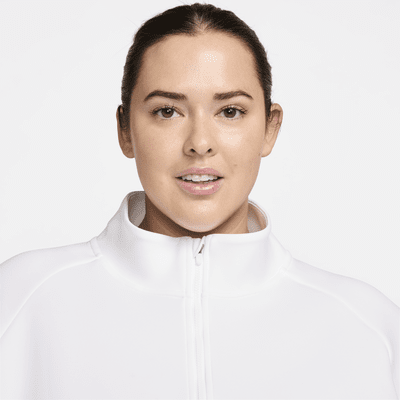 Top de entrenamiento de medio cierre para mujer (talla grande) Nike Dri-FIT Prima