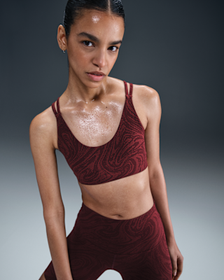Женские  Nike Zenvy Light-Support Padded Printed Sports Bra
