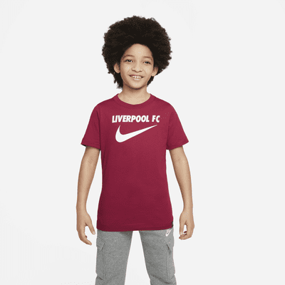 Liverpool FC Swoosh Big Kids' Soccer T-Shirt