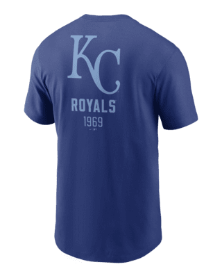Kansas City Royals Large Logo Back Stack Men's Nike MLB T-Shirt. Nike.com