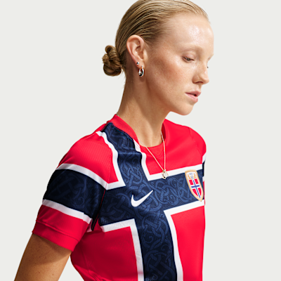 Norway 2026 Stadium Home Women's Nike Dri-FIT Soccer Replica Jersey from Nike - $100