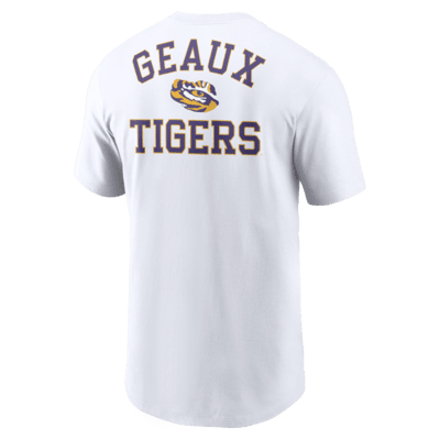 Playera universitaria Nike para hombre LSU Tigers Blitz