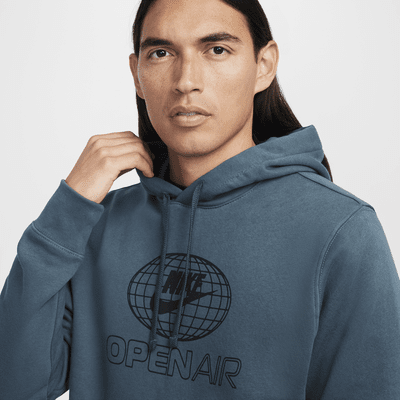 Sudadera con gorro sin cierre de tejido Fleece para hombre Nike Sportswear Club