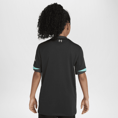 Liverpool FC 2024/25 Stadyum Deplasman Nike Dri-FIT Genç Çocuk Futbol Taraftar Forması