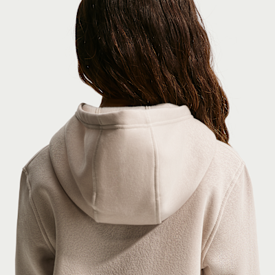 Nike Sportswear Club fleece-hettegenser til store barn