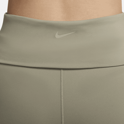 กางเกงขายาวเอวสูงผู้หญิงแบบพับได้ Dri-FIT Nike One