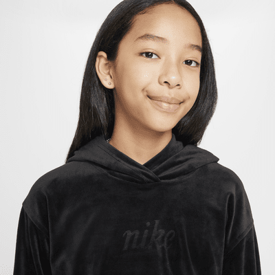 Sudadera con gorro sin cierre para niña Nike Sportswear