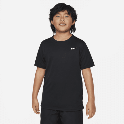 Nike Dri-FIT Miler Kurzarm-Trainingsoberteil für ältere Kinder (Jungen)