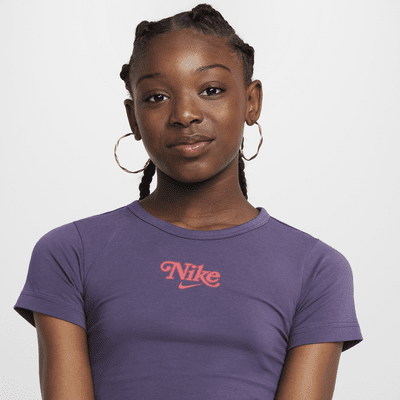 Nike Sportswear Girls' Cropped T-Shirt