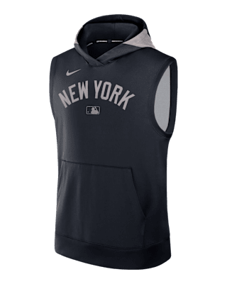 Мужское худи New York Yankees Authentic Collection Men’s Nike Dri-FIT MLB Sleeveless Pullover Hoodie