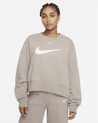 black cropped nike jumper