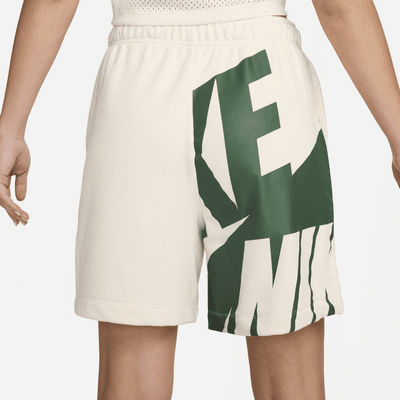 Shorts de French Terry de tiro medio de 15 cm para mujer Nike Air