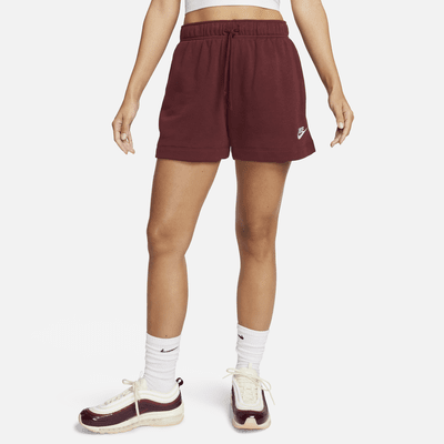 Shorts de tiro medio para mujer Nike Sportswear Club Fleece