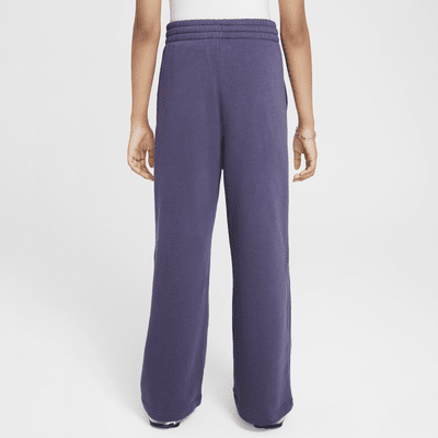 Pants de pierna ancha para niña Nike Sportswear Club Fleece