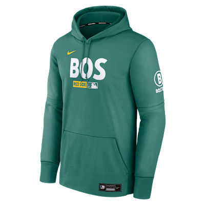 Boston Red Sox Authentic Collection City Connect Men's Nike Therma MLB Pullover Hoodie from Nike - $100
