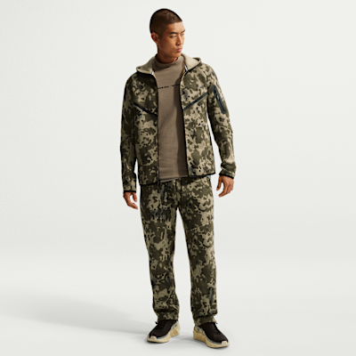 ナイキ テック メンズ フルジップ フリース カモ ウィンドランナー ジャケット