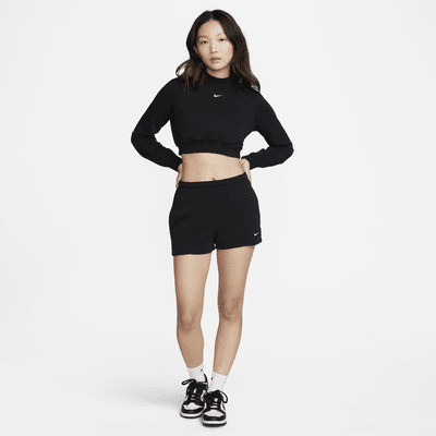 Nike Sportswear Chill Terry Women's Crew-Neck Cropped French Terry Top