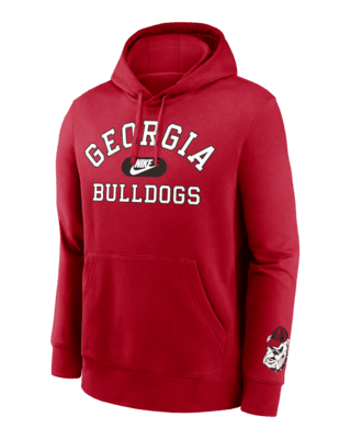 Мужское худи Georgia Bulldogs Legacy Club Foundational Nike College Pullover Hoodie