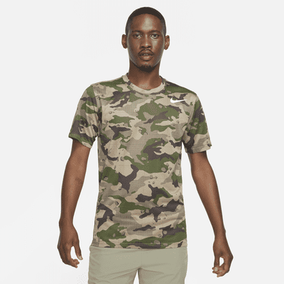 nike camo training t shirt