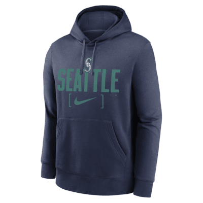 Seattle Mariners Club Slack Men's Nike MLB Pullover Hoodie