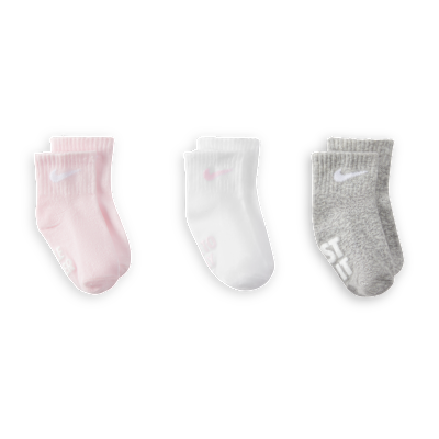 Nike Verbiage Gripper Socks (3 Pairs) Baby Socks